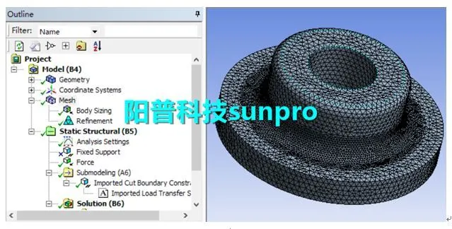 ansys子模型的求解步骤